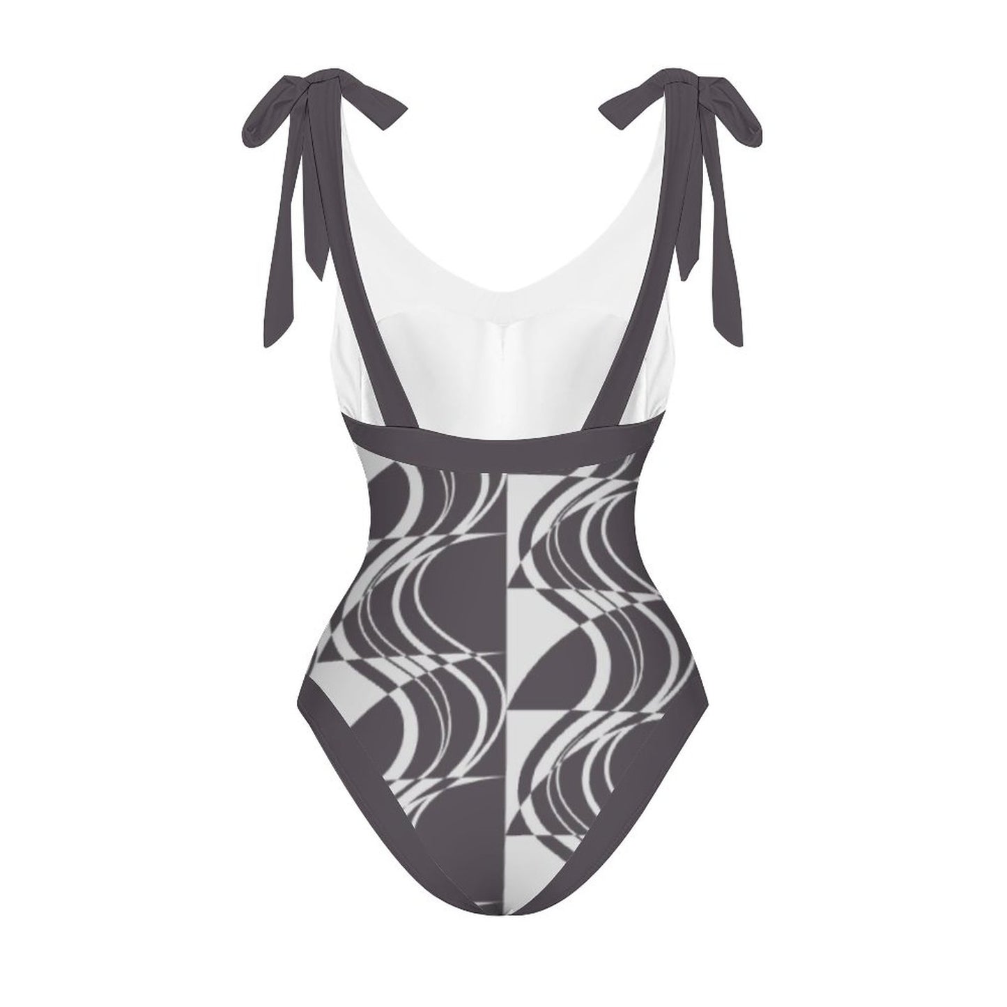 Casual Printed One-Piece Swimsuit And Cover Up 2305102468