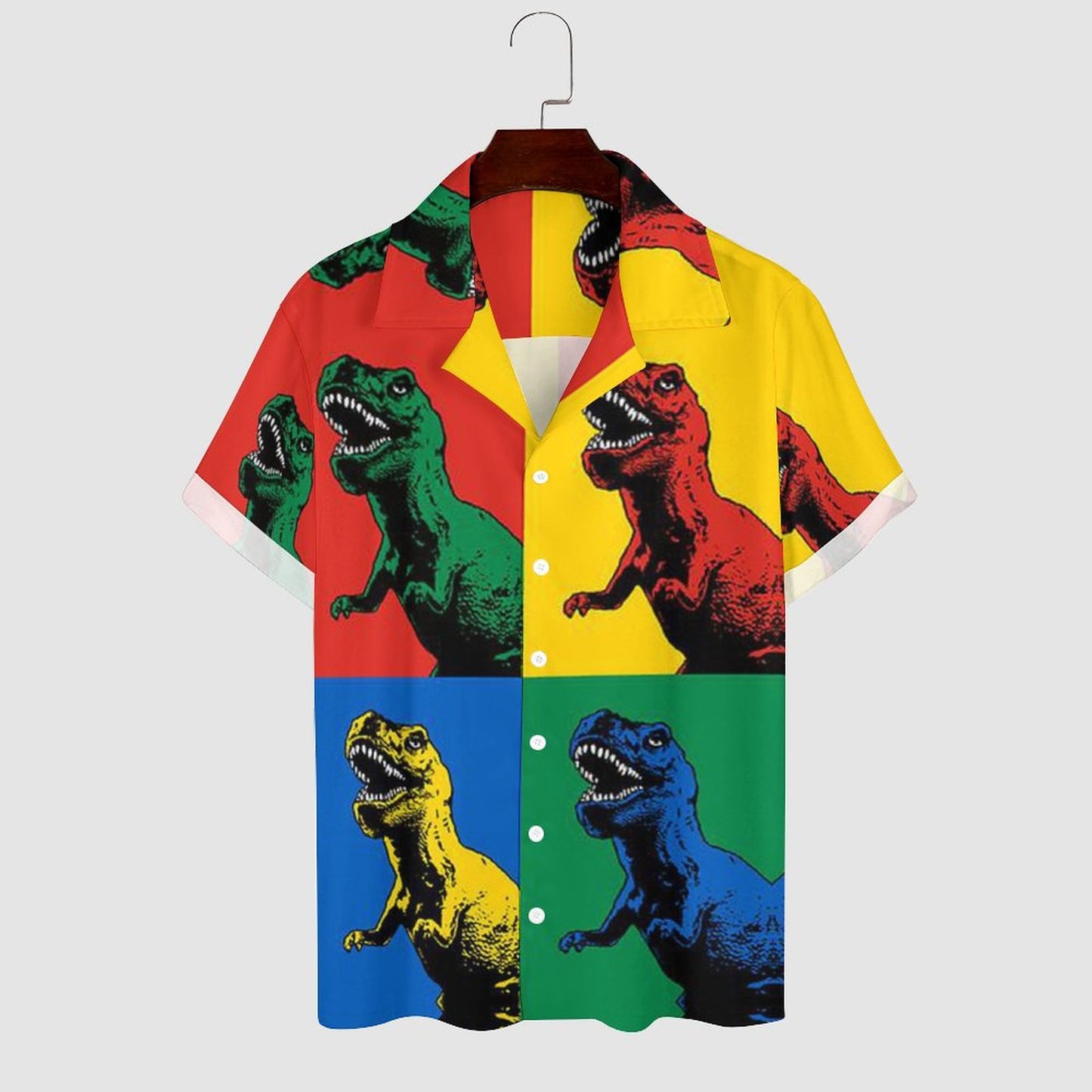 Men's Hawaiian Print Casual Shirt 2304105721