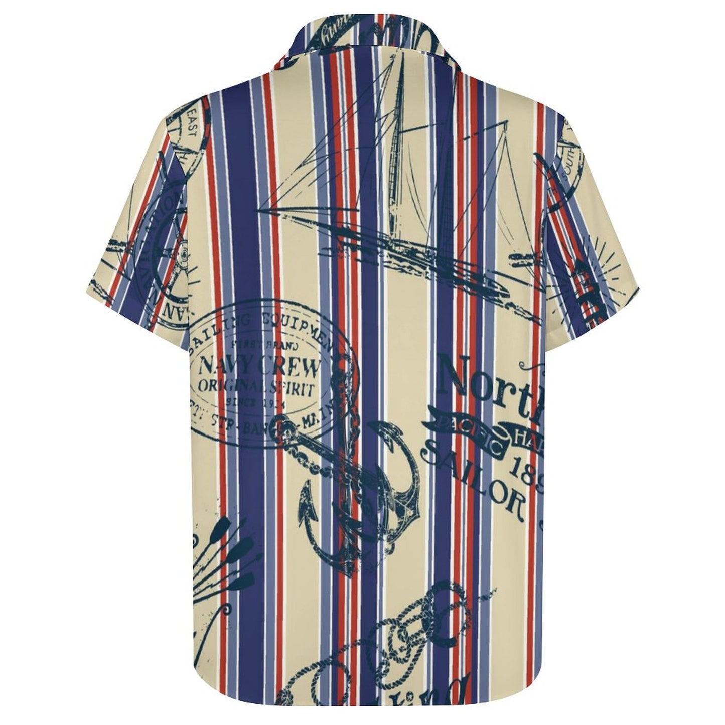 Men's Hawaiian Print Resort Shirt 2305102236