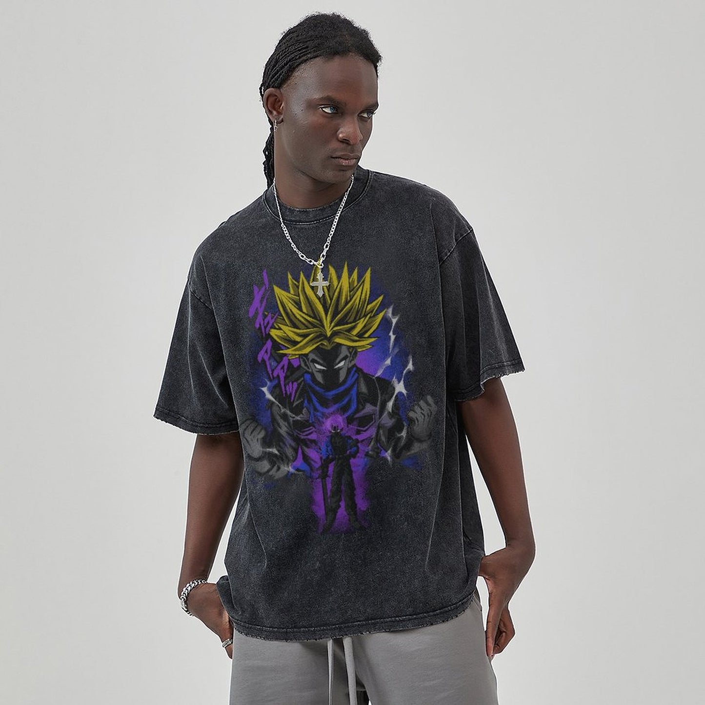 Unisex Vintage Solid Wash T-Shirts 2305102962