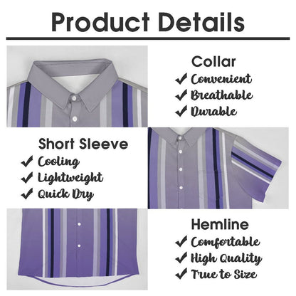 Men's Hawaiian Print Resort Shirt 2305100186