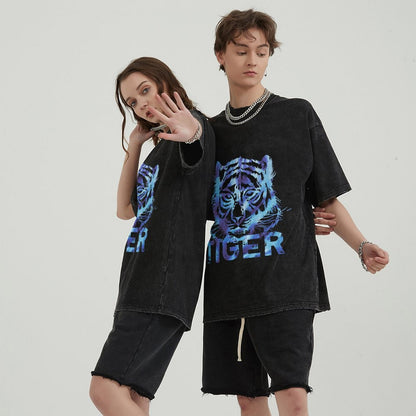 Unisex Vintage Solid Wash T-Shirts 2305101618