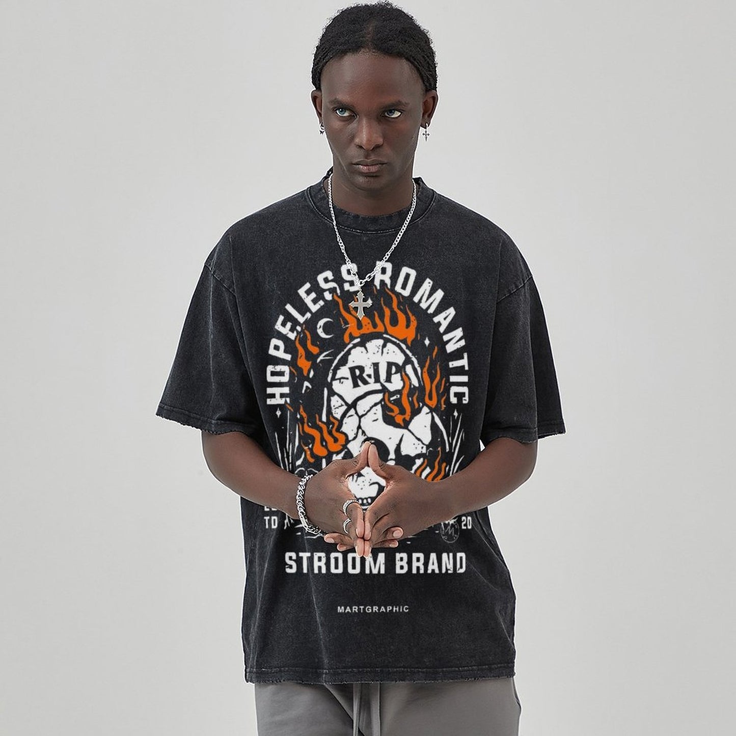 Unisex Vintage Solid Wash T-Shirts 2305101602