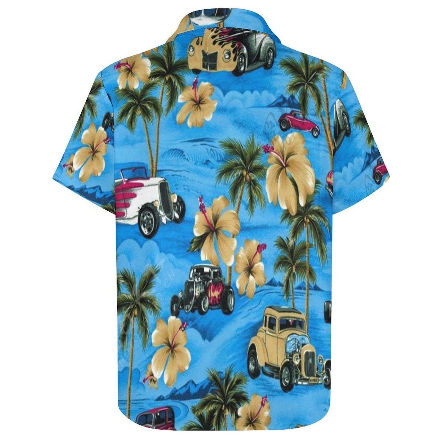 Men's Fashion Casual Printed Short Sleeve Shirts 2306102192