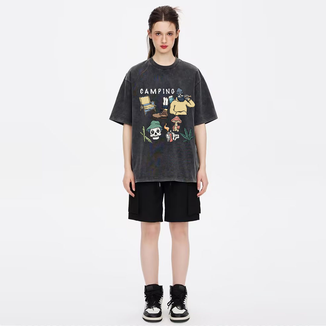 Unisex Vintage Wash Denim T-Shirts