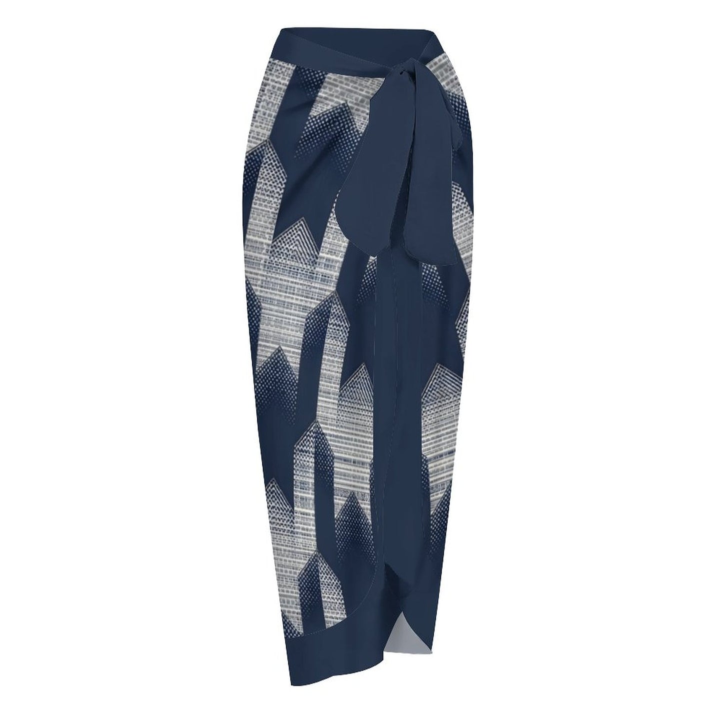 Casual Printed One-Piece Swimsuit And Cover Up 2305102480