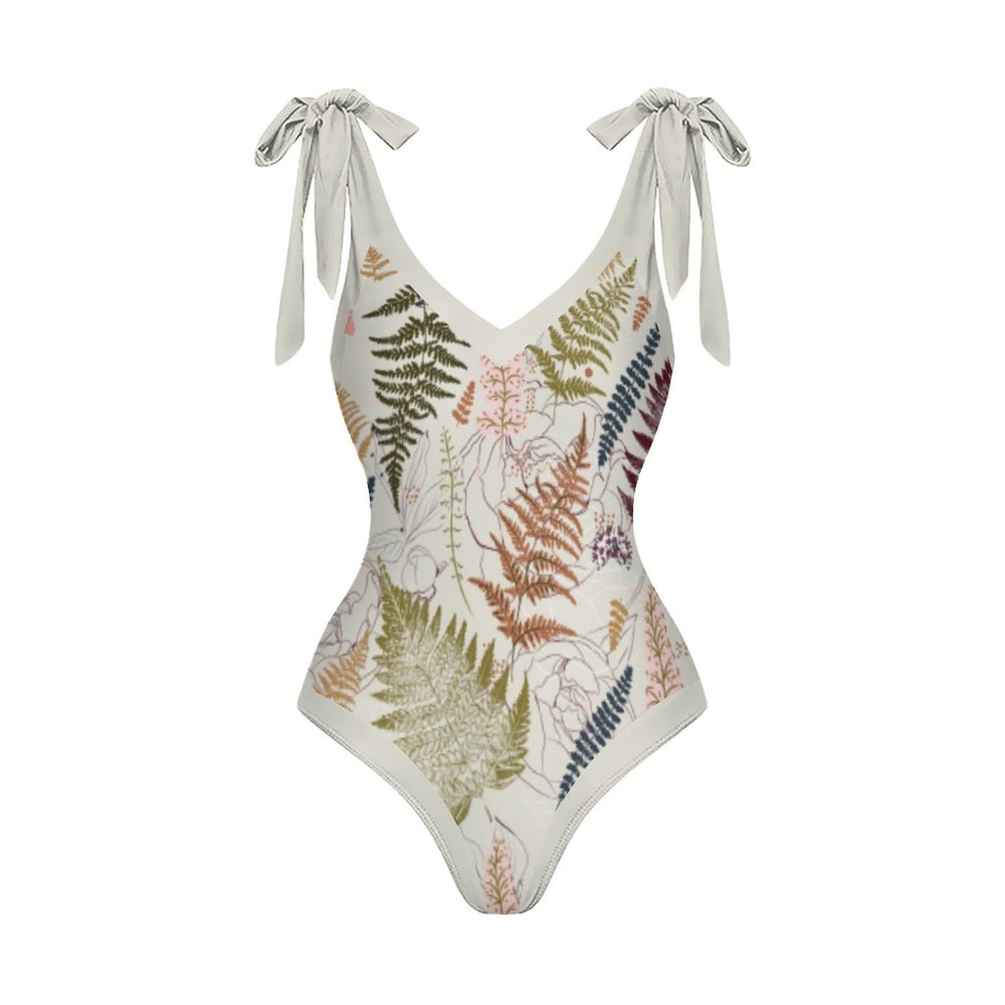 Casual Printed One-Piece Swimsuit And Cover Up 2305102674