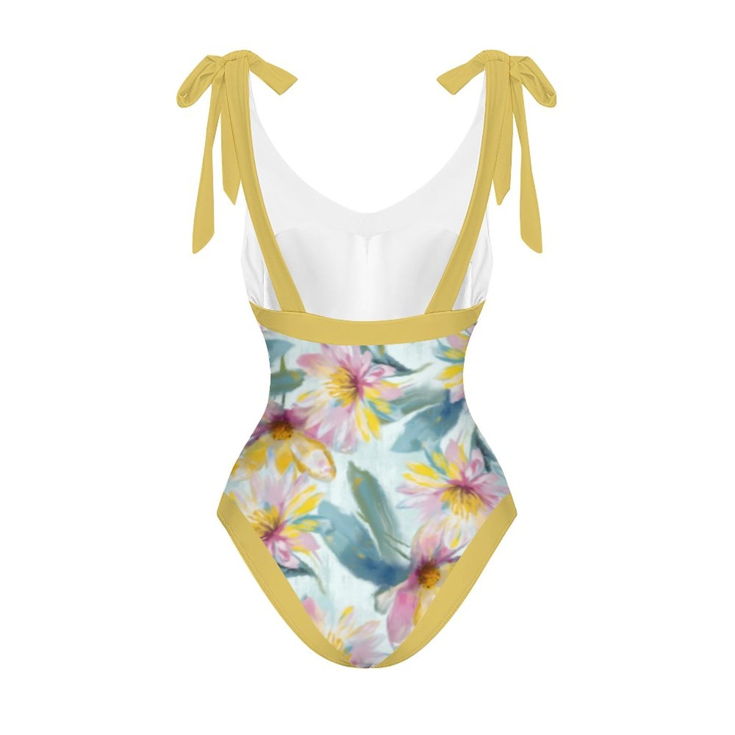 Casual Printed One-Piece Swimsuit And Cover Up 2305102828