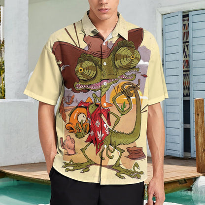 Men's Hawaiian Casual Short Sleeve Shirt 2306103512