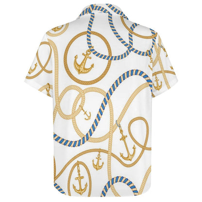 Men's Fashion Casual Printed Short Sleeve Shirts 2306101071