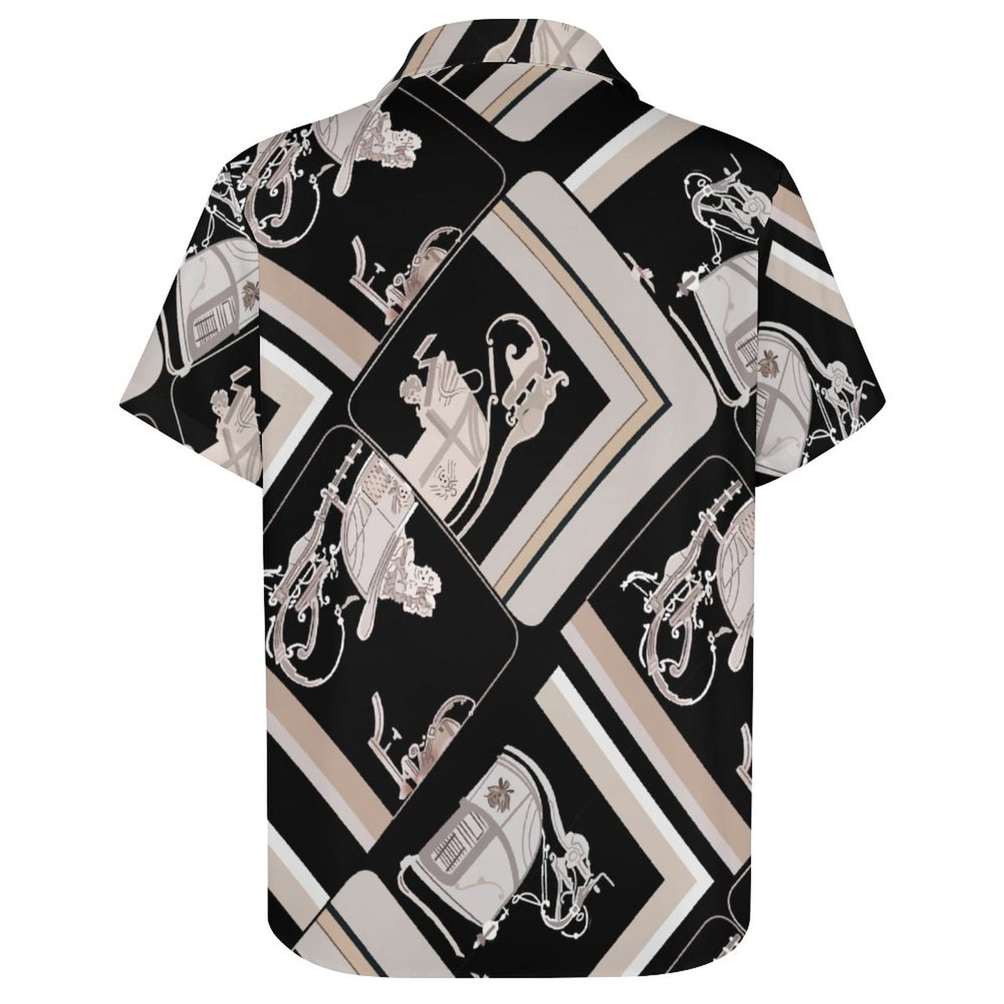 Men's Fashion Casual Printed Short Sleeve Shirts 2306100945
