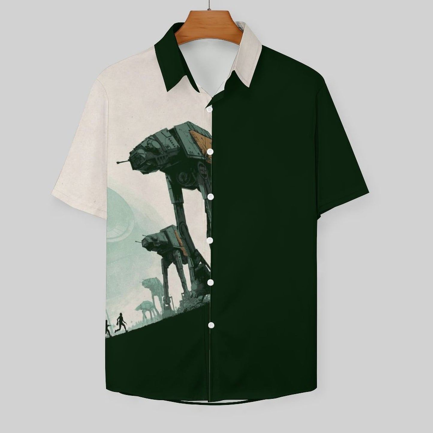 Men's Fashion Casual Printed Short Sleeve Shirts 2306101616