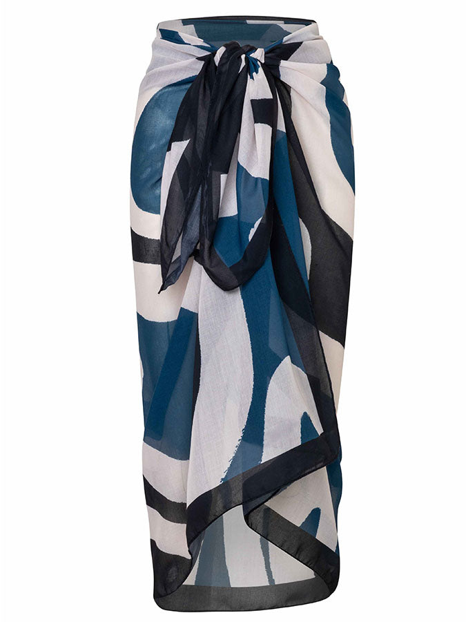 Vintage Fashion Print One Piece Swimsuit and Cover Up