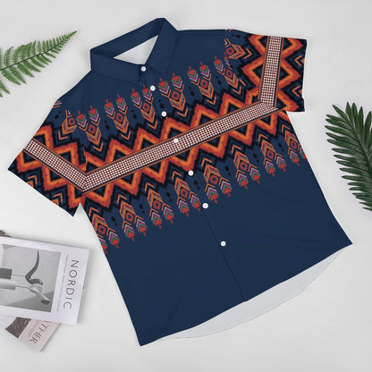 Men's Fashion Casual Printed Short Sleeve Shirts 2306101721