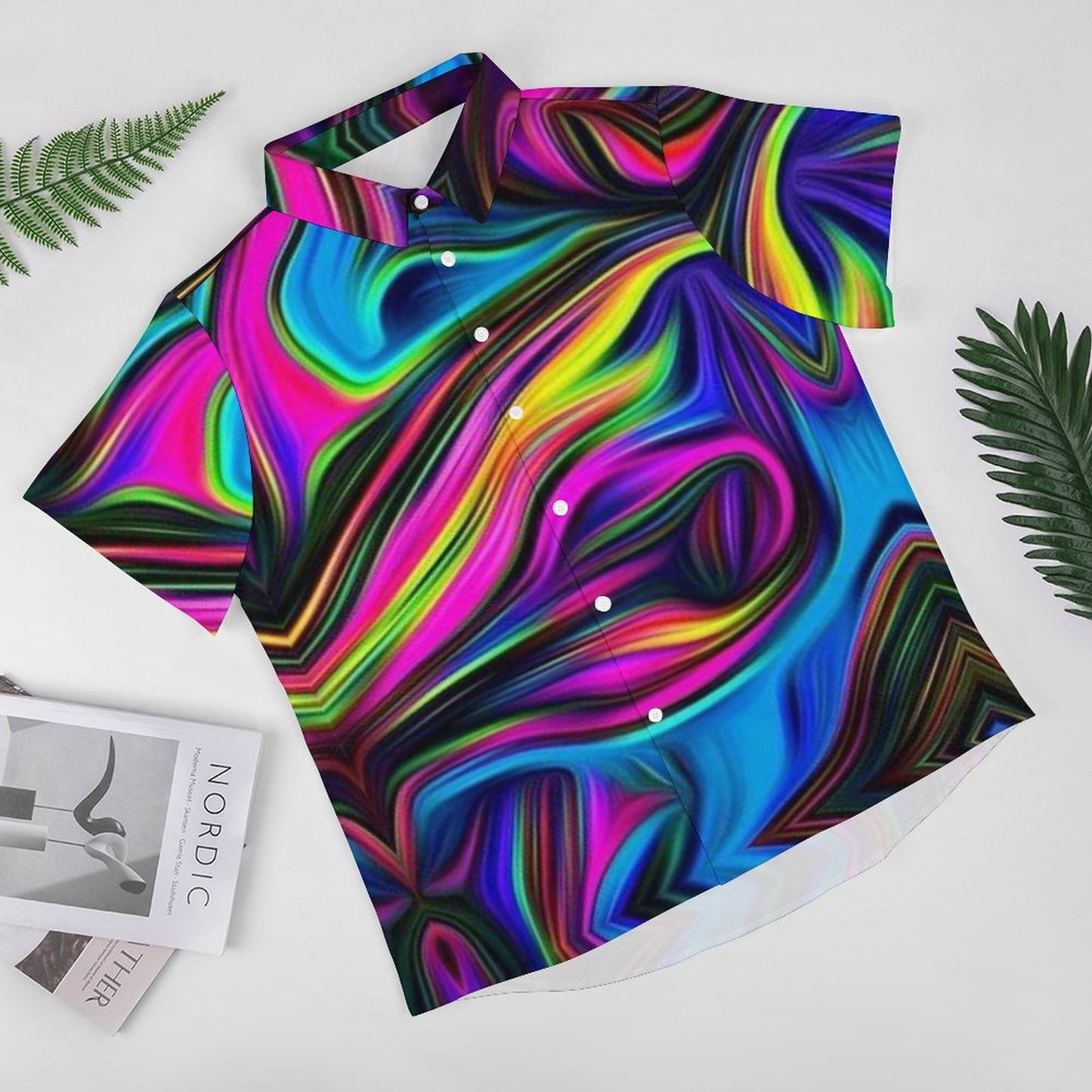 Men's Hawaiian Print Resort Shirt 2304109205