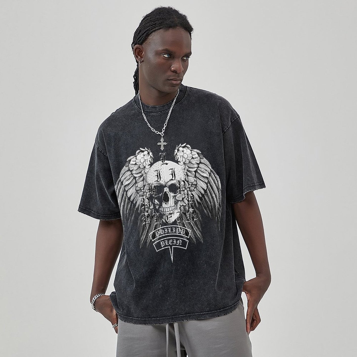 Unisex Vintage Solid Wash T-Shirts 2305101627