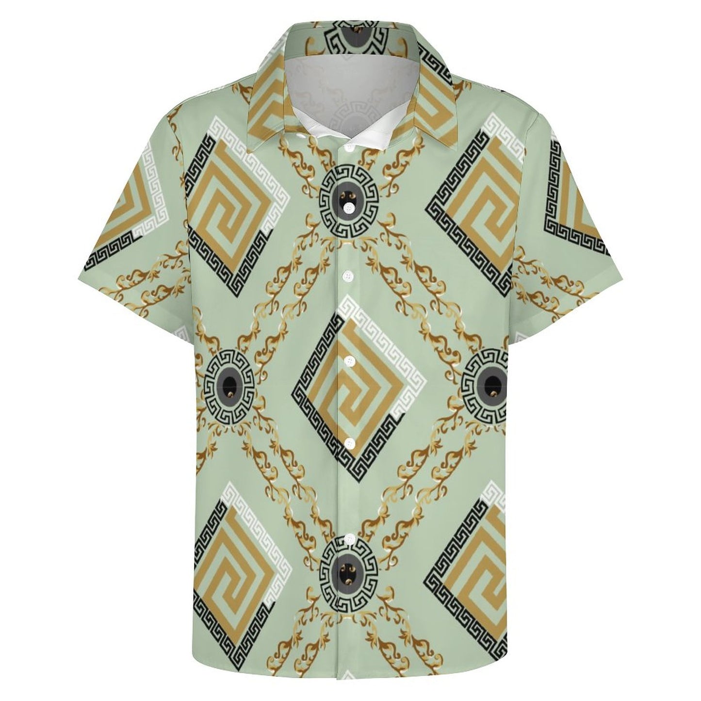 Men's Fashion Casual Printed Short Sleeve Shirts 2306101331