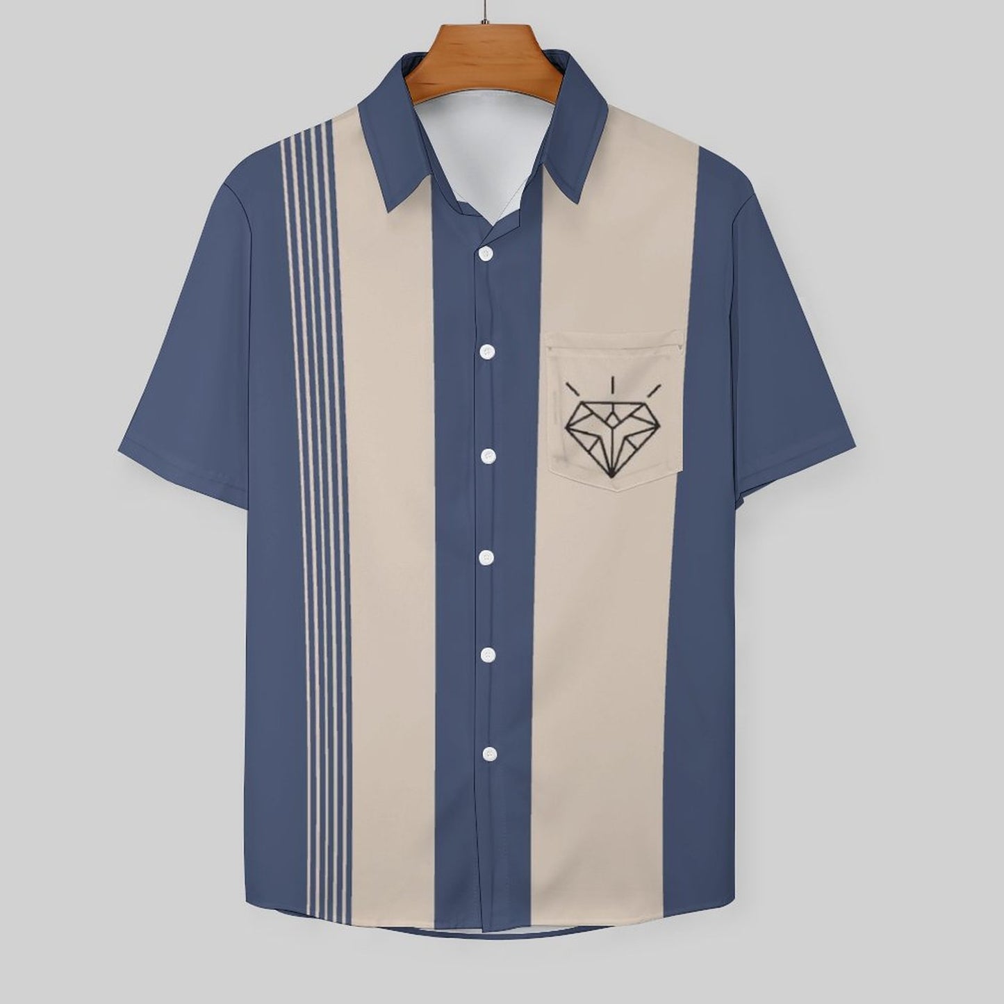 Men's Hawaiian Print Resort Shirt 2304104811