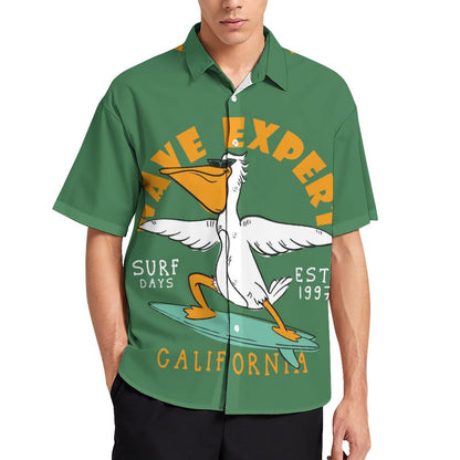 Men's Hawaiian Print Resort Shirt 2305103723