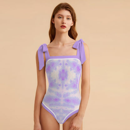 Fashion Printed One Piece Swimsuit And Cover Up 2306102701