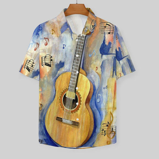 Men's Hawaiian Print Resort Shirt 2305102025