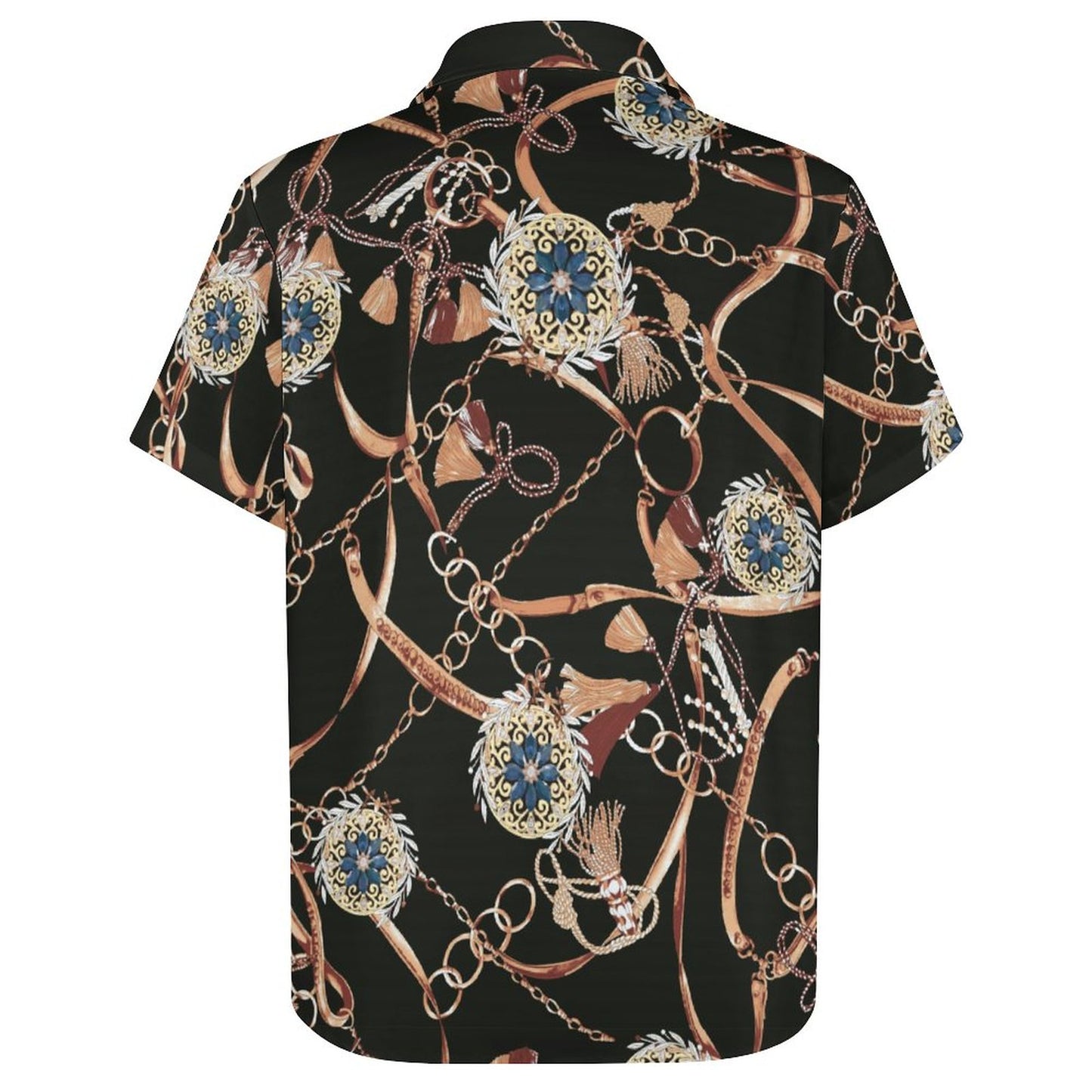 Men's Fashion Casual Printed Short Sleeve Shirts 2306100015