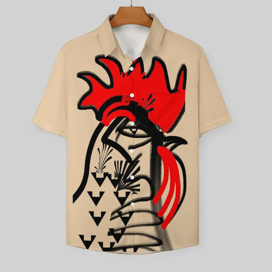 Men's Hawaiian Casual Short Sleeve Shirt 2306105297