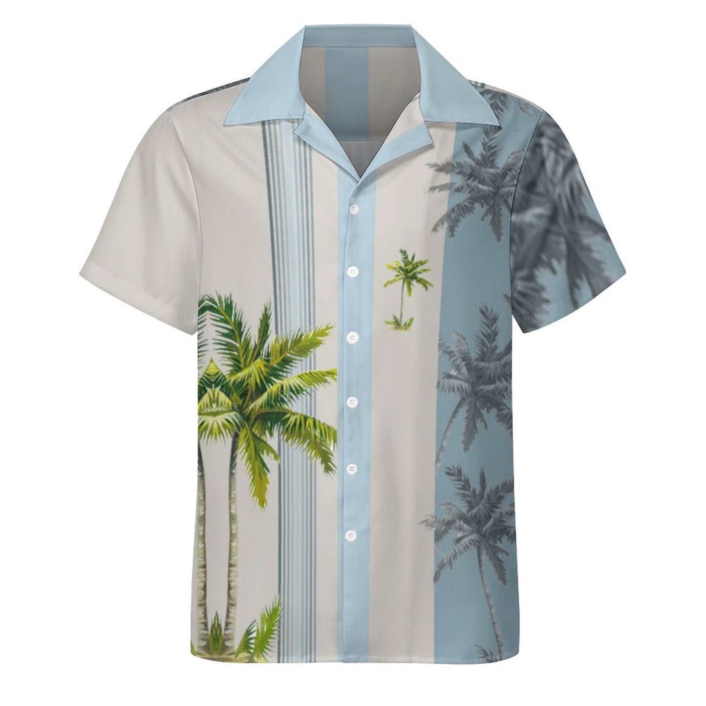 Men's Hawaiian Print Casual Shirt 2304107068