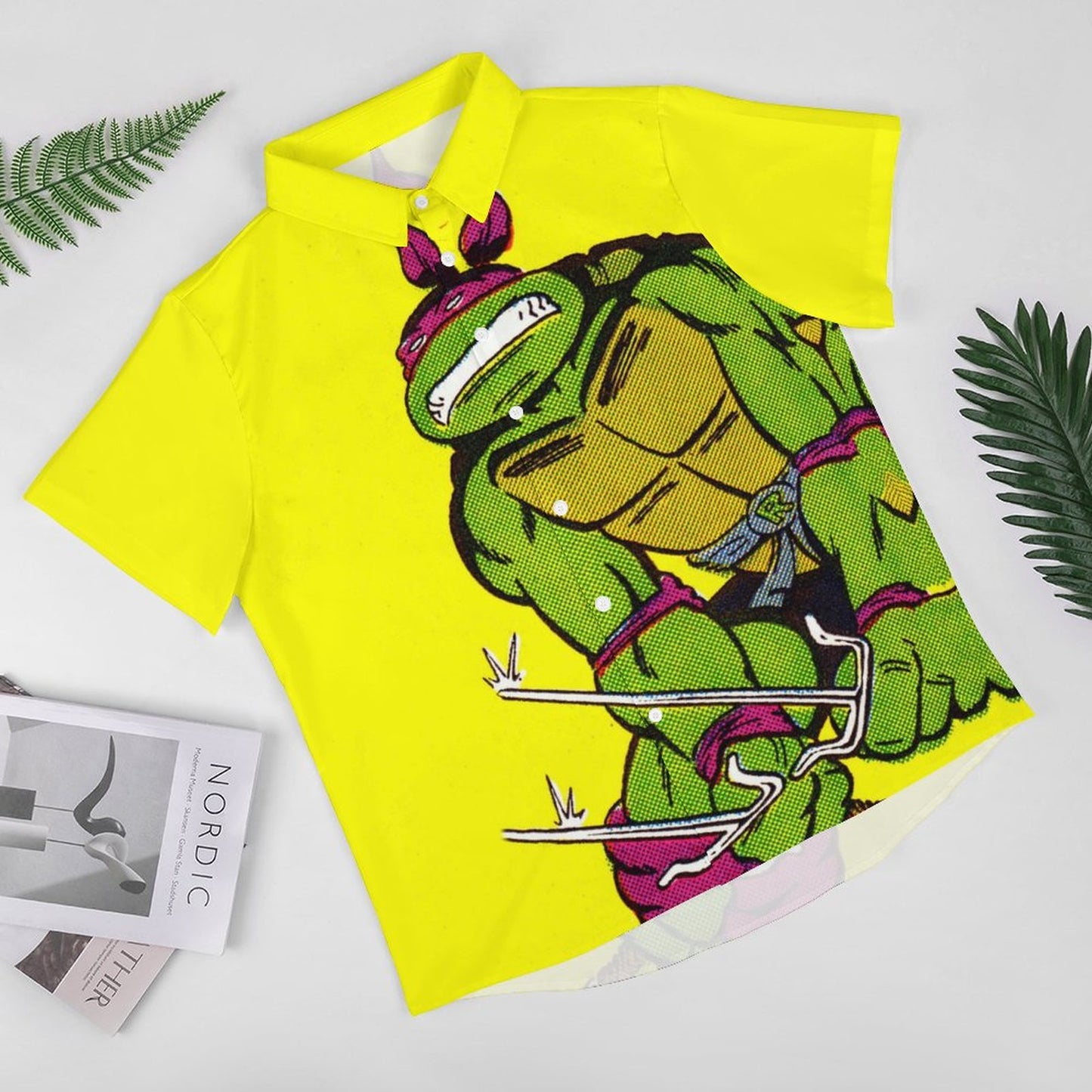 Men's Fashion Casual Printed Short Sleeve Shirts 2306104383