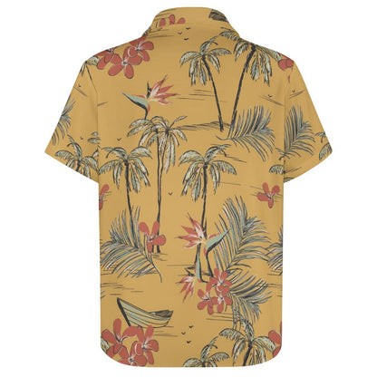 Men's Hawaiian Print Resort Shirt 2305106120