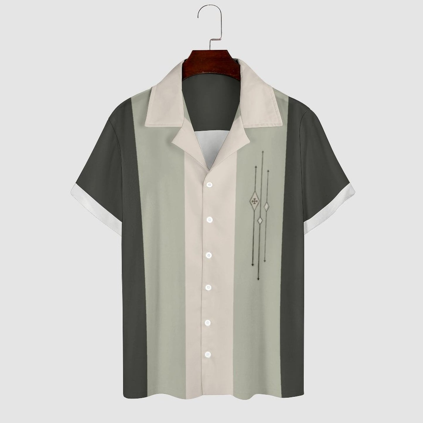 Men's Hawaiian Print Casual Shirt 2304104829