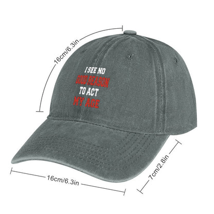 JOC Washed Denim Baseball Cap 2305102806
