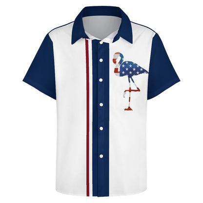 Men's Fashion Casual Printed Short Sleeve Shirts 2306105533