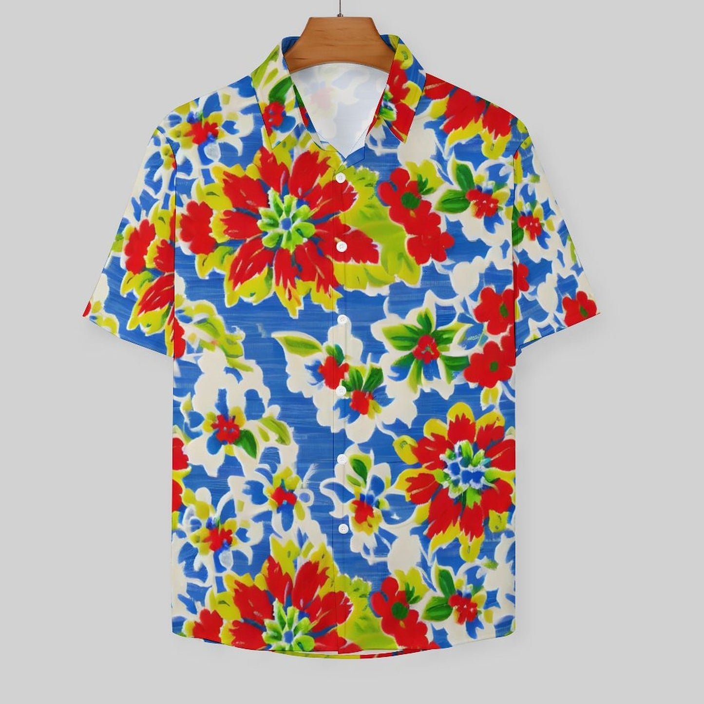 Men's Fashion Casual Printed Short Sleeve Shirts 2306101738