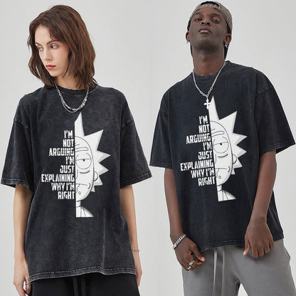 Unisex Vintage Solid Wash T-Shirts 2305103021