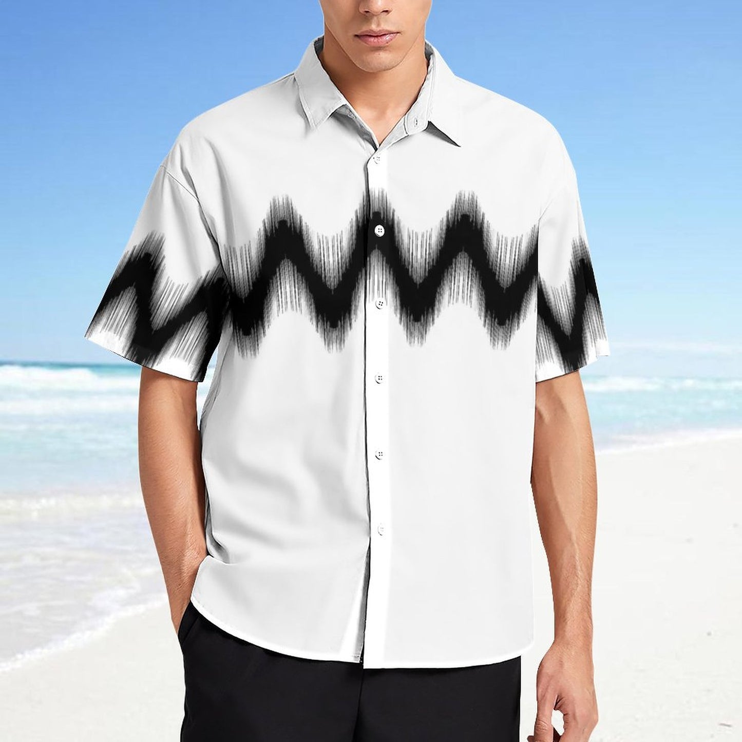 Men's Fashion Casual Printed Short Sleeve Shirts 2306102200