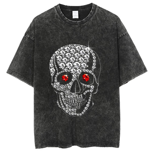 Unisex Vintage Solid Wash T-Shirts 2305104073