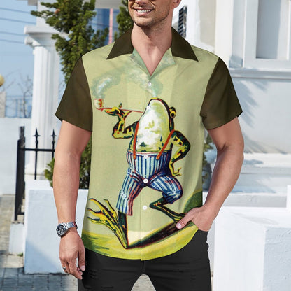 Men Hawaiian Casual Short Sleeve Shirt 2306102073