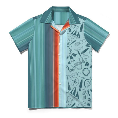Men's Hawaiian Print Casual Shirt 2304104642