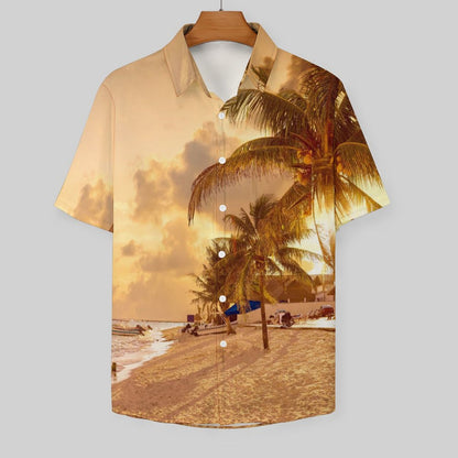 Men's Hawaiian Casual Short Sleeve Shirt 2306105392