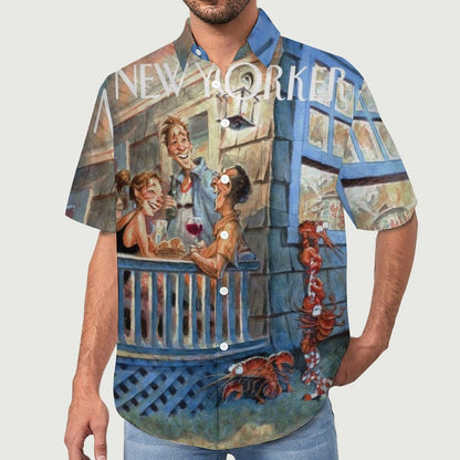 Men's Vacation Hawaiian Shirt 2306100911