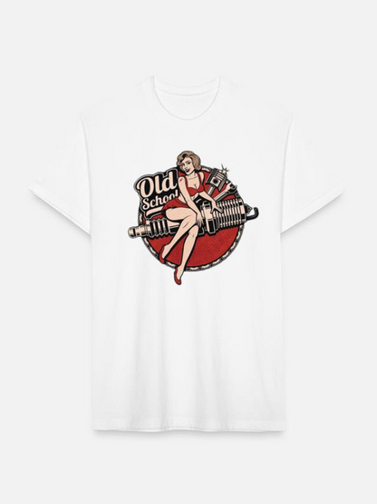 Unisex Round Neck Casual Printed Short Sleeve T-Shirt