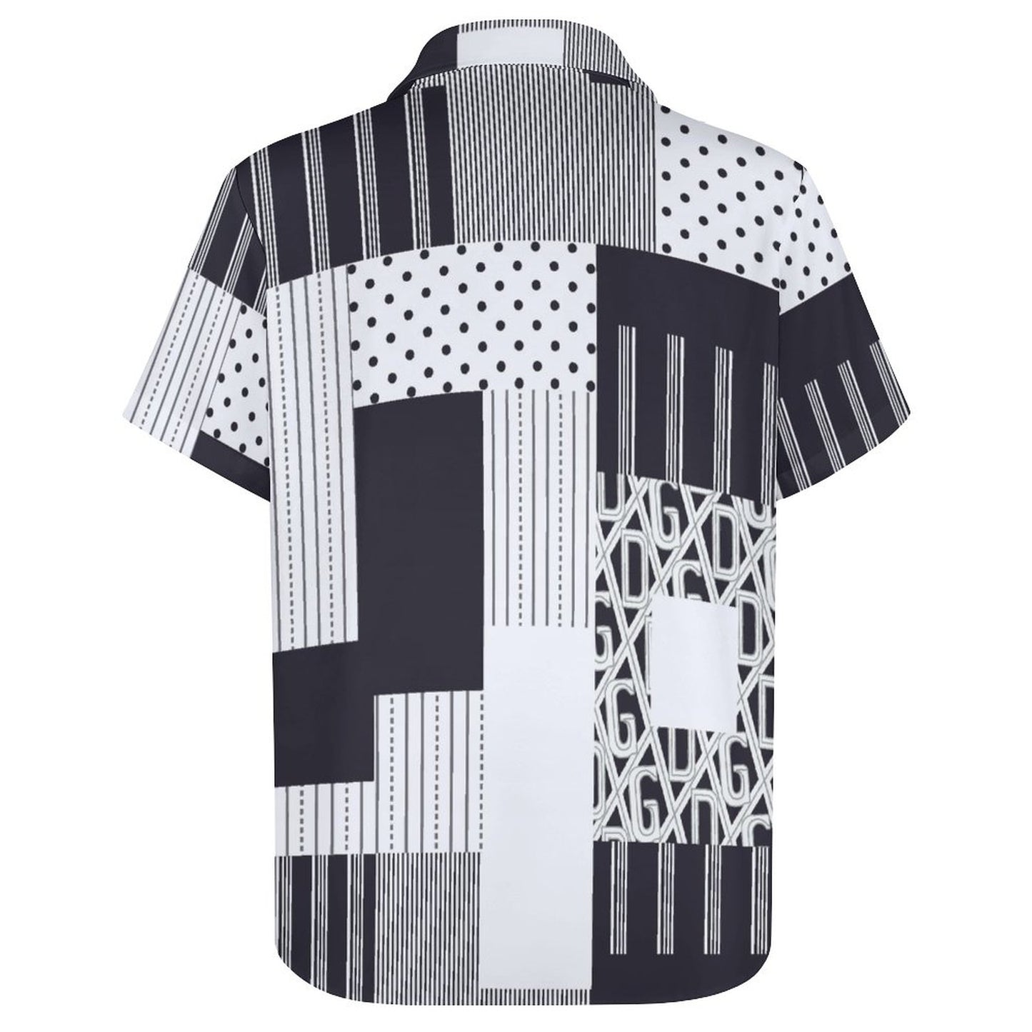 Men's Fashion Casual Printed Short Sleeve Shirts 2305107123