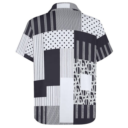 Men's Fashion Casual Printed Short Sleeve Shirts 2305107123