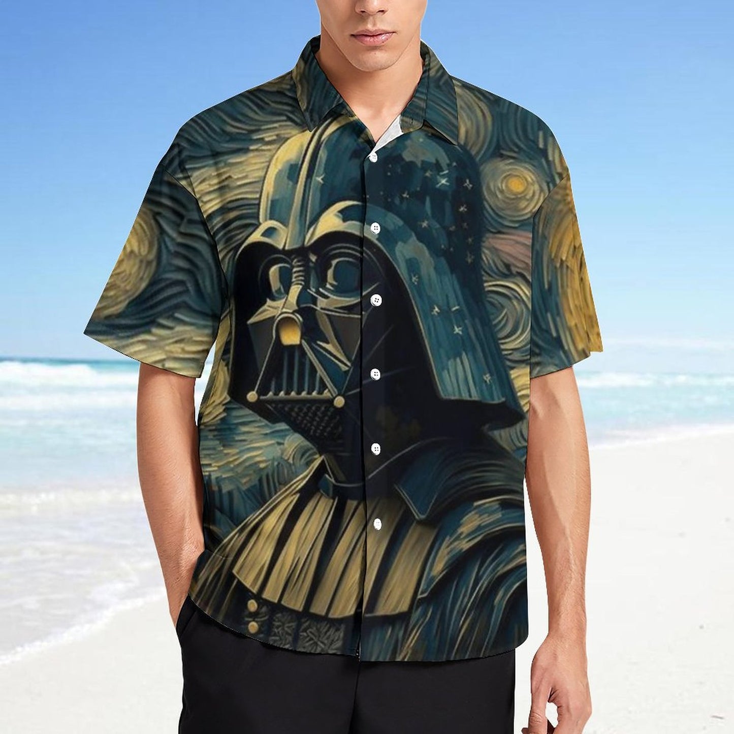 Men's Fashion Casual Printed Short Sleeve Shirts 2306101397