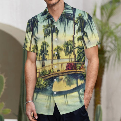 Men's Hawaiian Casual Short Sleeve Shirt 2306100922