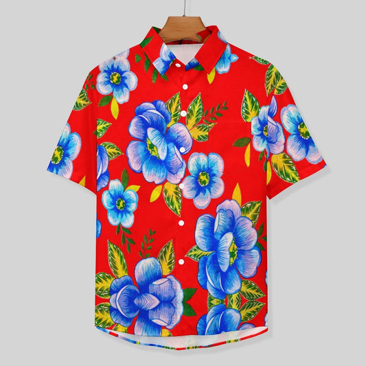 Men's Botanical Art Print Vacation Hawaiian Shirt 2305106645