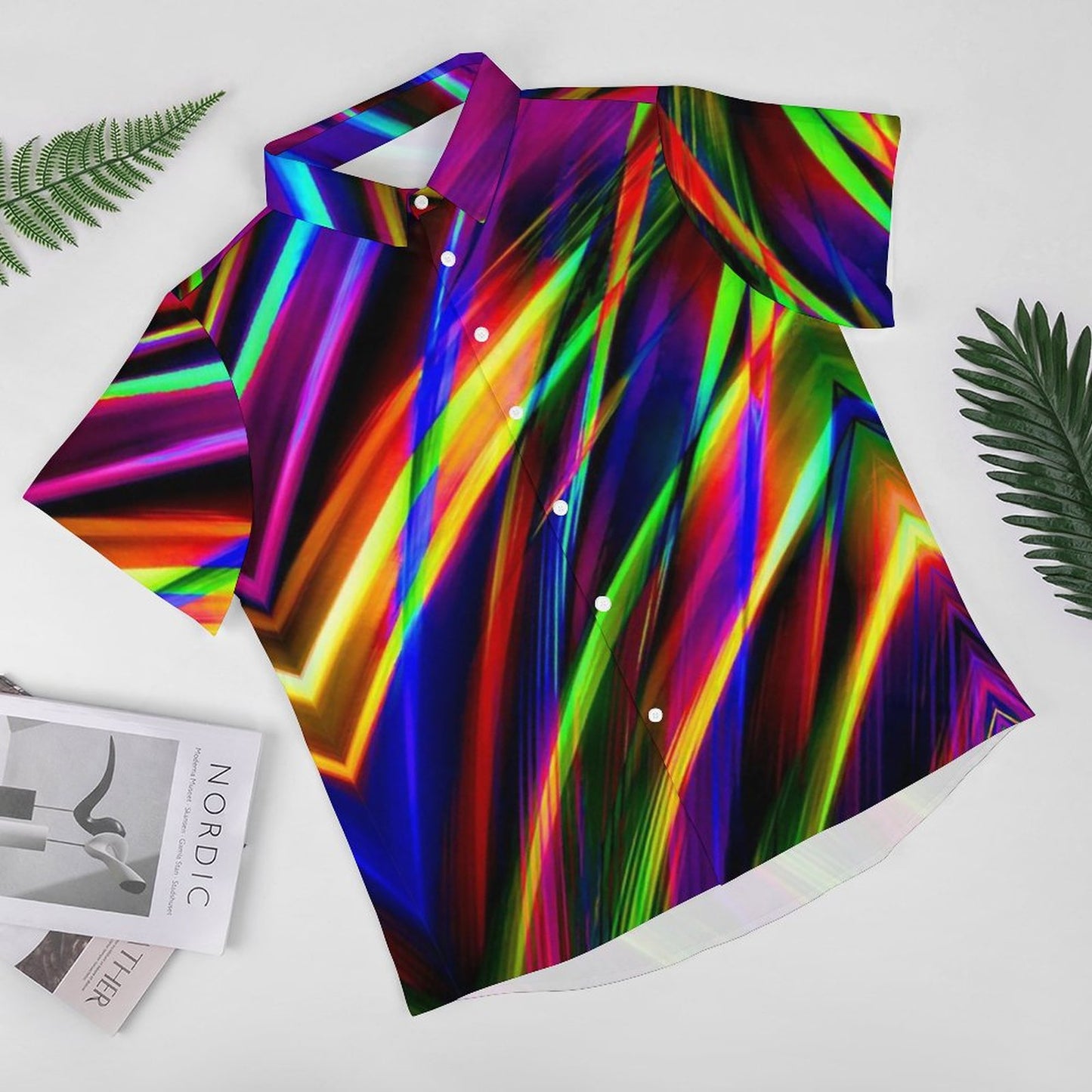 Men's Hawaiian Print Resort Shirt 2304109203