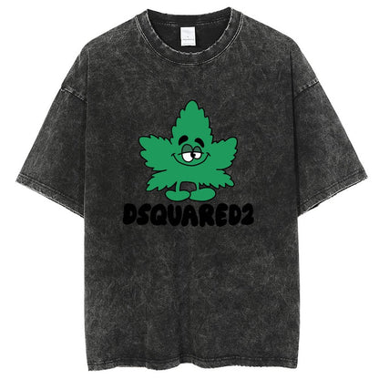 Unisex Vintage Solid Wash T-Shirts 2305103530