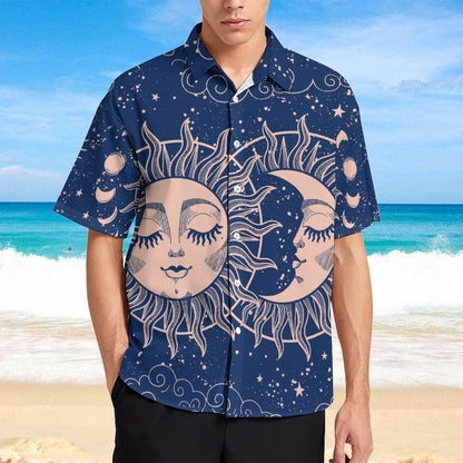 Men's Fashion Casual Printed Short Sleeve Shirts 2306100965